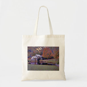 Mabry Mill in Fall Toe Bag