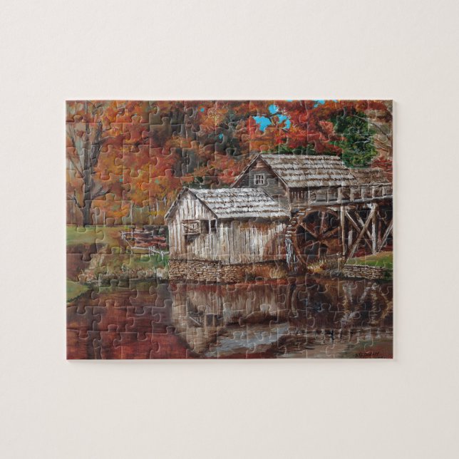 Mabry Mill Jigsaw Puzzle (Horizontal)
