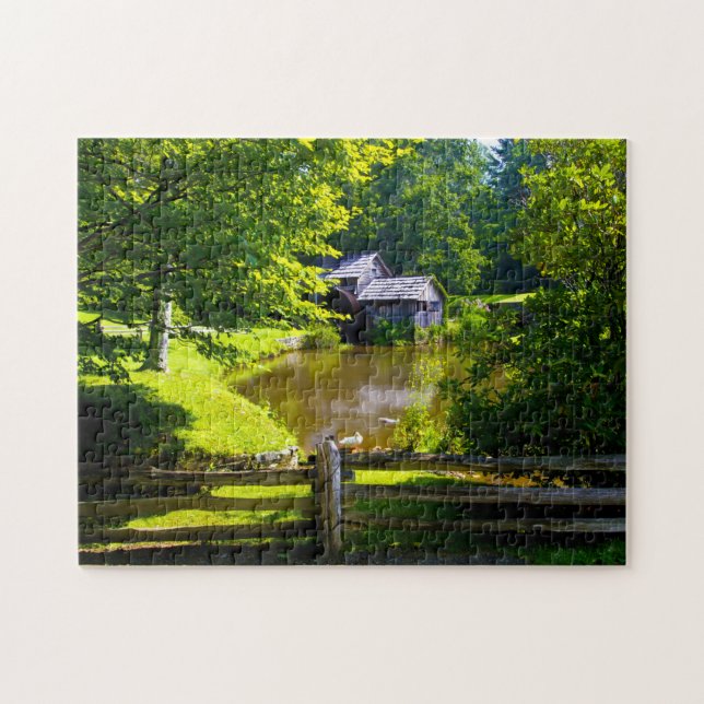 Mabry Mills Virginia. Jigsaw Puzzle (Horizontal)