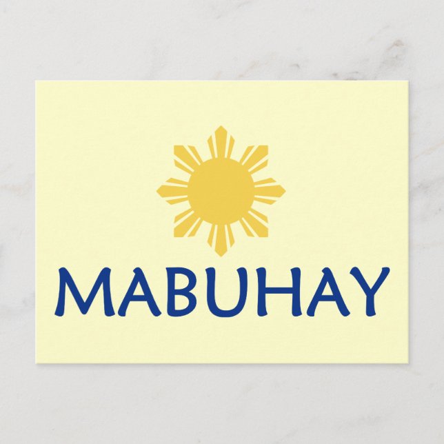 Mabuhay Postcard (Front)