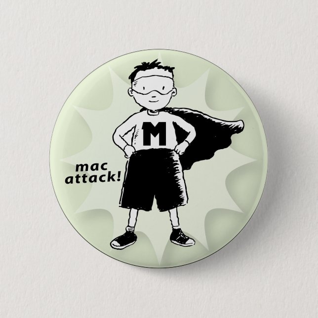 mac2 6 cm round badge (Front)