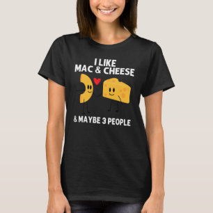 Mac And Cheese Designs For Men Women Pasta Food T-Shirt