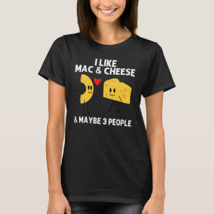 Mac And Cheese Designs For Men Women Pasta Food T-Shirt