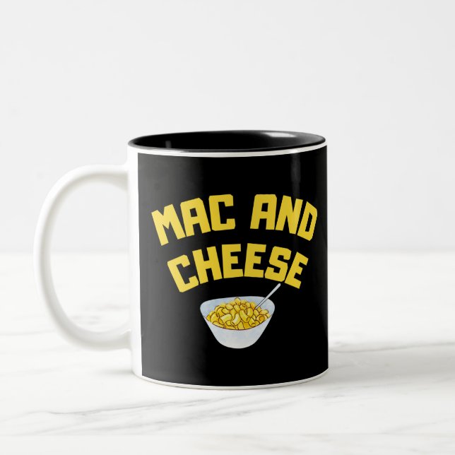Mac And Cheese| Macaroni And Cheese Two-Tone Coffee Mug (Left)