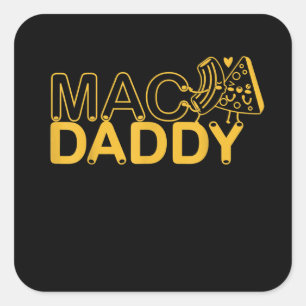 Mac And Cheese Nutrition Funny Thanksgiving Mac Square Sticker