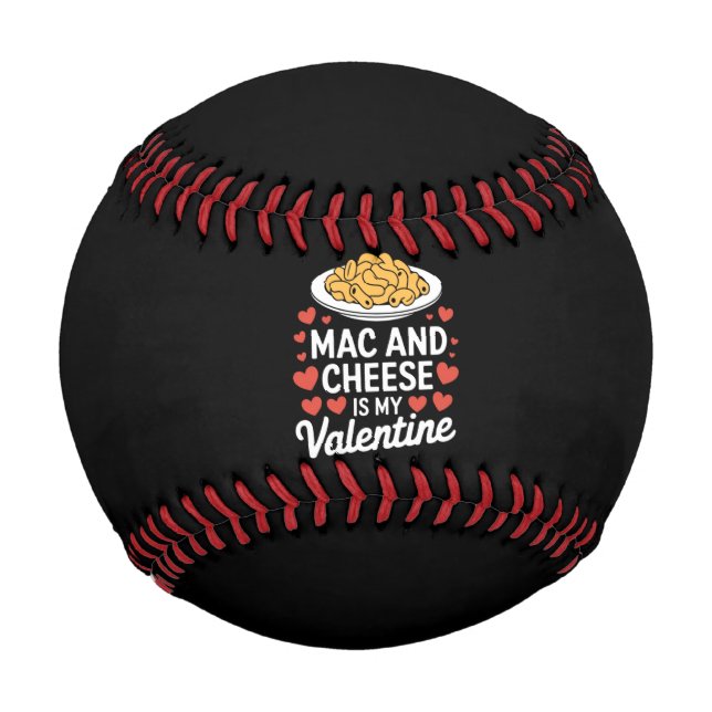 Mac And Cheese Valentine Mac n Cheese Lover Gift Baseball (Front)