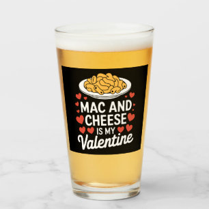 Mac And Cheese Valentine Mac n Cheese Lover Gift Glass