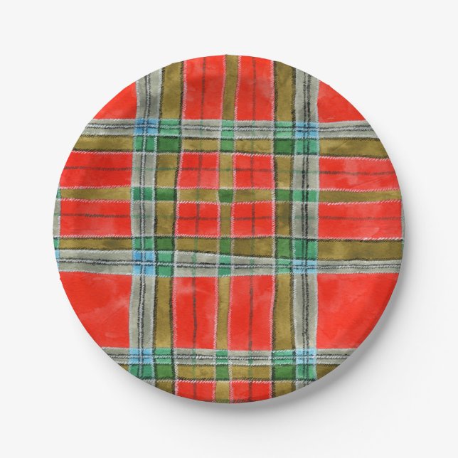 MAC BAIN Round Paper Plates (Front)