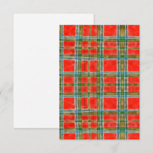 MAC BAIN TARTAN 3.5x5 Flat Card