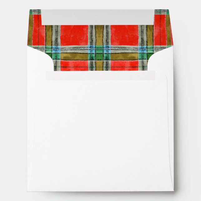 MAC BAIN TARTAN 5.25" Square Envelope  (Back (Bottom))