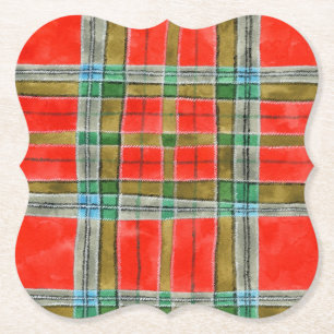 MAC BAIN TARTAN Bracet Paper Coasters