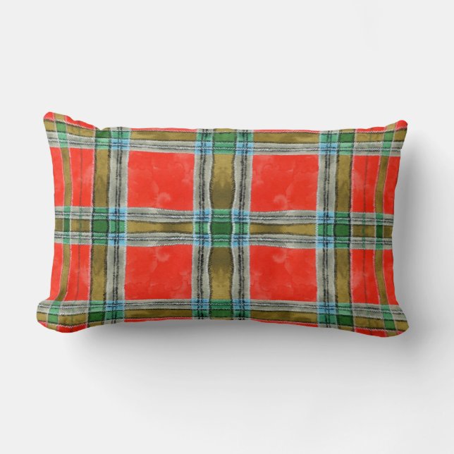 MAC BAIN TARTAN Lumbar Pillow (Front)