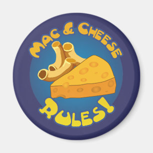 Mac & Cheese Rules Magnet
