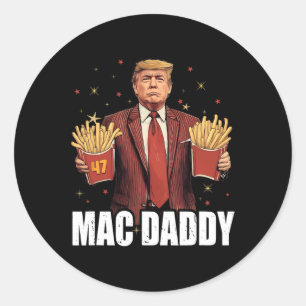 Mac Daddy  Classic Round Sticker