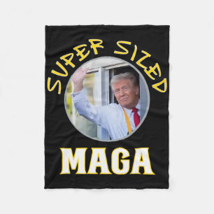 Mac Daddy Trump Vance 2024 Makes French Fries  Fleece Blanket