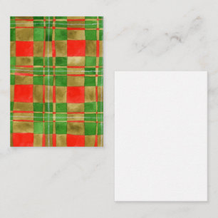 MAC GREGOR TARTAN 3.5x2.5 Flat Card / Vertical