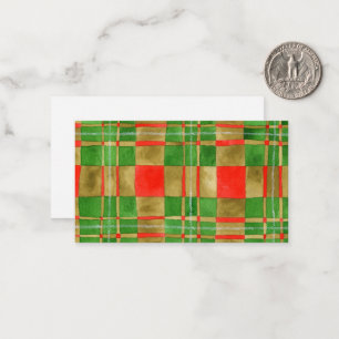 MAC GREGOR TARTAN 3.5x2 Flat Card / Horizontal