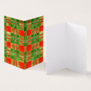 MAC GREGOR TARTAN 3.5x2 Folded Card