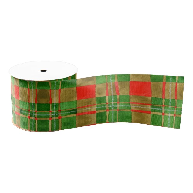 MAC GREGOR TARTAN 3" Wide Grosgrain Ribbon (Spool)