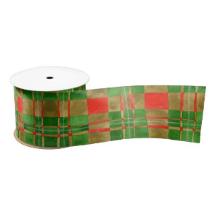 MAC GREGOR TARTAN 3" Wide Satin Ribbon