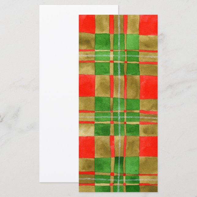 MAC GREGOR TARTAN 4x9 Flat Card / Vertical (Front/Back)