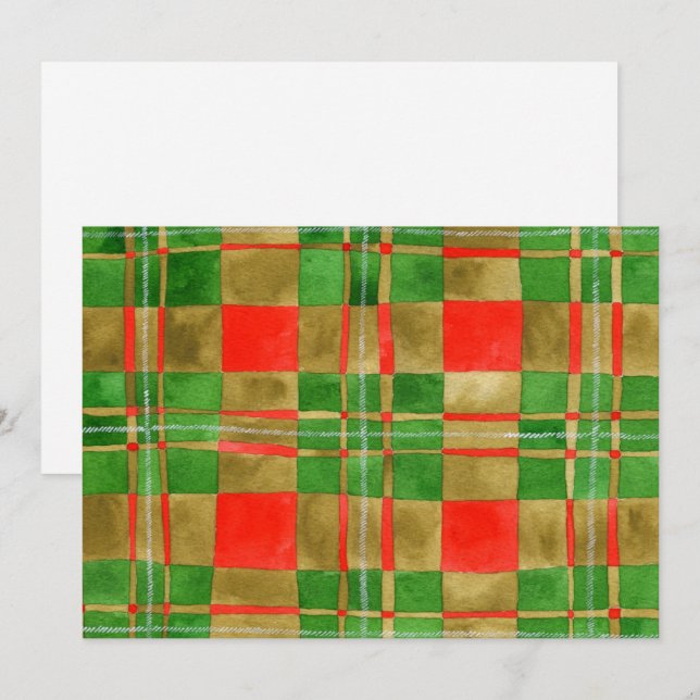 MAC GREGOR TARTAN 5x7 Flat Card / Horizontal (Front/Back)