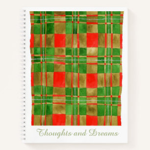 MAC GREGOR TARTAN 8.5x11 Spiral Notebook 