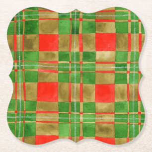 MAC GREGOR TARTAN Bracket Paper Coasters