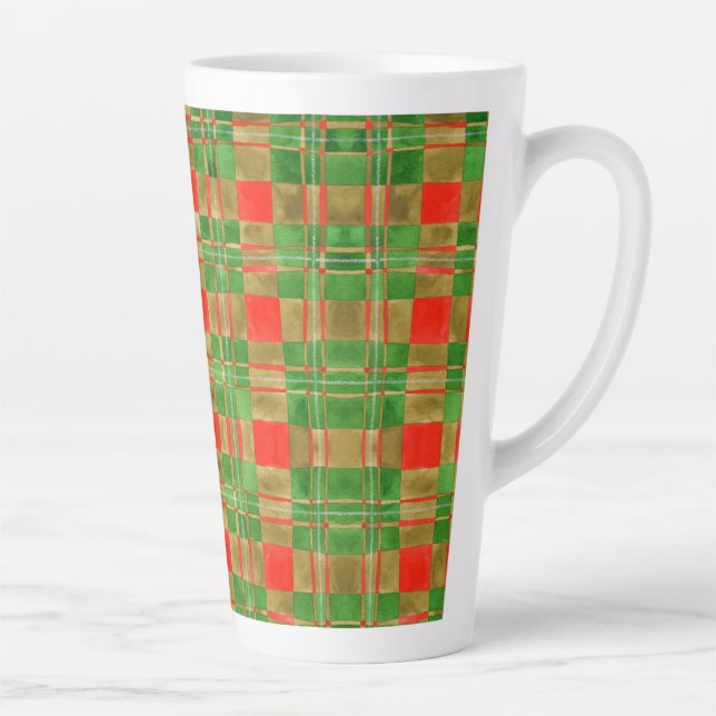 MAC GREGOR TARTAN Tall Latte Mug (Right)