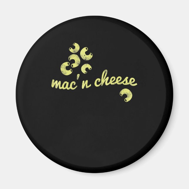 Mac n cheese | fun chef humour gift magnet (Front)