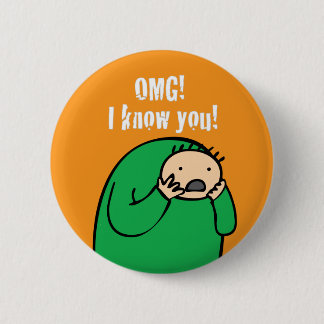 Mac OMG! Button (Orange)