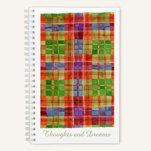 MAC RAE TARTAN 5.5x8.5 Spiral Notebook 