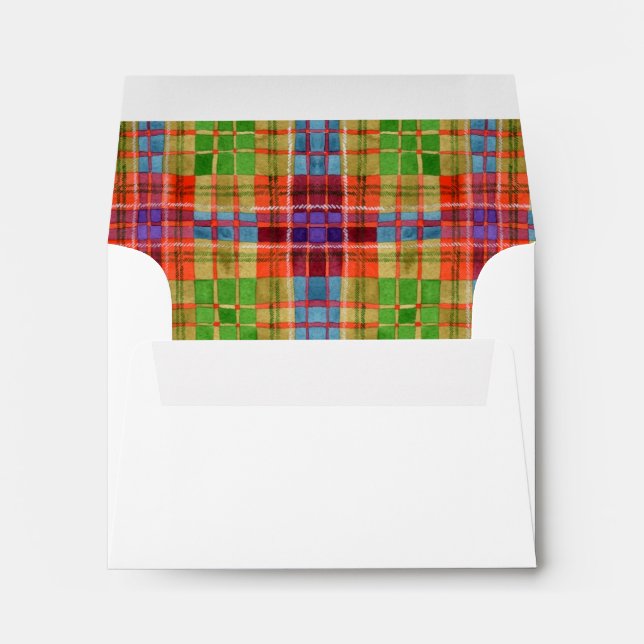 MAC RAE TARTAN A2 Envelope (4.25x5.6 cards) (Back (Bottom))