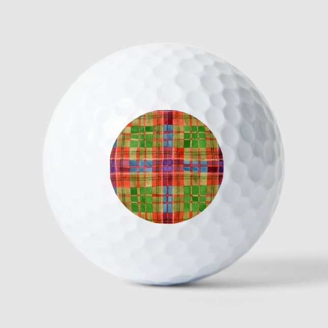 MAC RAE TARTAN Golf Balls  (Front)