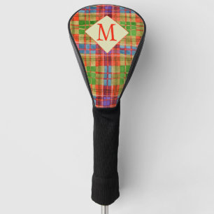 MAC RAE TARTAN Golf Driver Cover + Initial