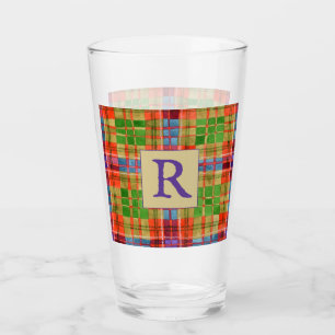 MAC RAE TARTAN Pint Glass