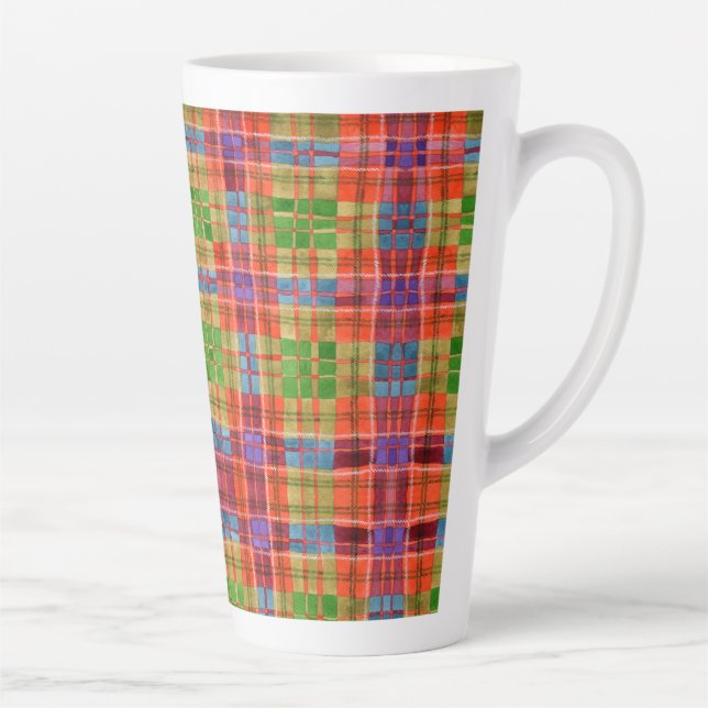 MAC RAE TARTAN Tall Latte Mug (Right)