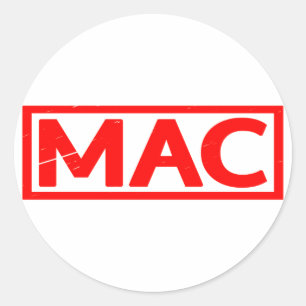 Mac Stamp Classic Round Sticker