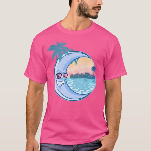 Mac Tonight Nostalgic Ocean Sunset T-Shirt (Front)