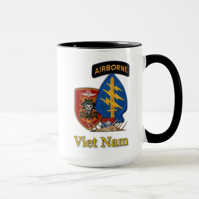 MAC V SOG PATCH Special Forces mug (Right)