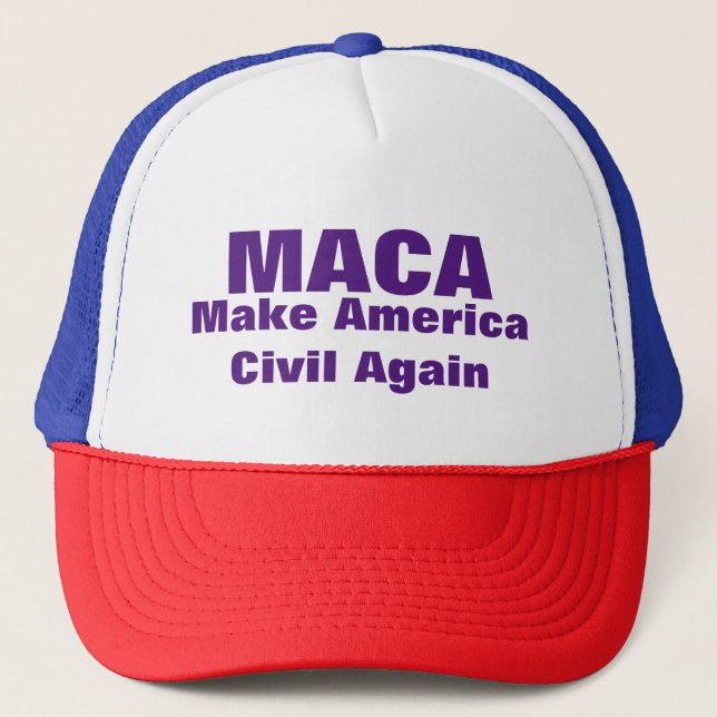 MACA Make American Civil Again Trucker Hat (Front)