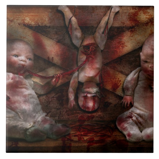 Macabre - Dolls - Having a friend for dinner Tile (Front)