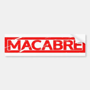 Macabre Stamp Bumper Sticker