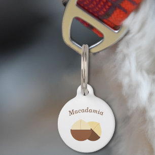 Macadamia Nuts Pet Tag