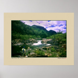 Macal River Falls - Black Rock - Belise Poster