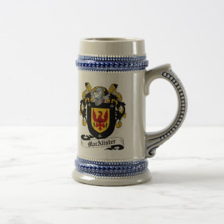 MacAlister Coat of Arms Stein - Family Crest