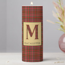 MacAlister Tartan Monogram M 