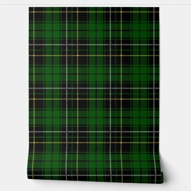 MacAlpine Tartan Plaid Scottish Clan Wallpaper (Unrolling)