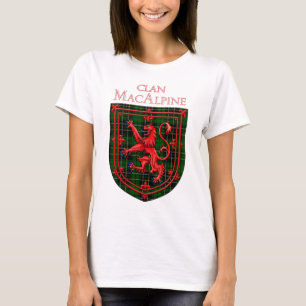 MacAlpine Tartan Scottish Plaid Lion Rampant T-Shirt