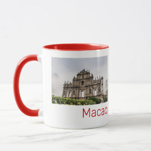 Macao Ruin of St. Paul's Church China Souvenir Mug